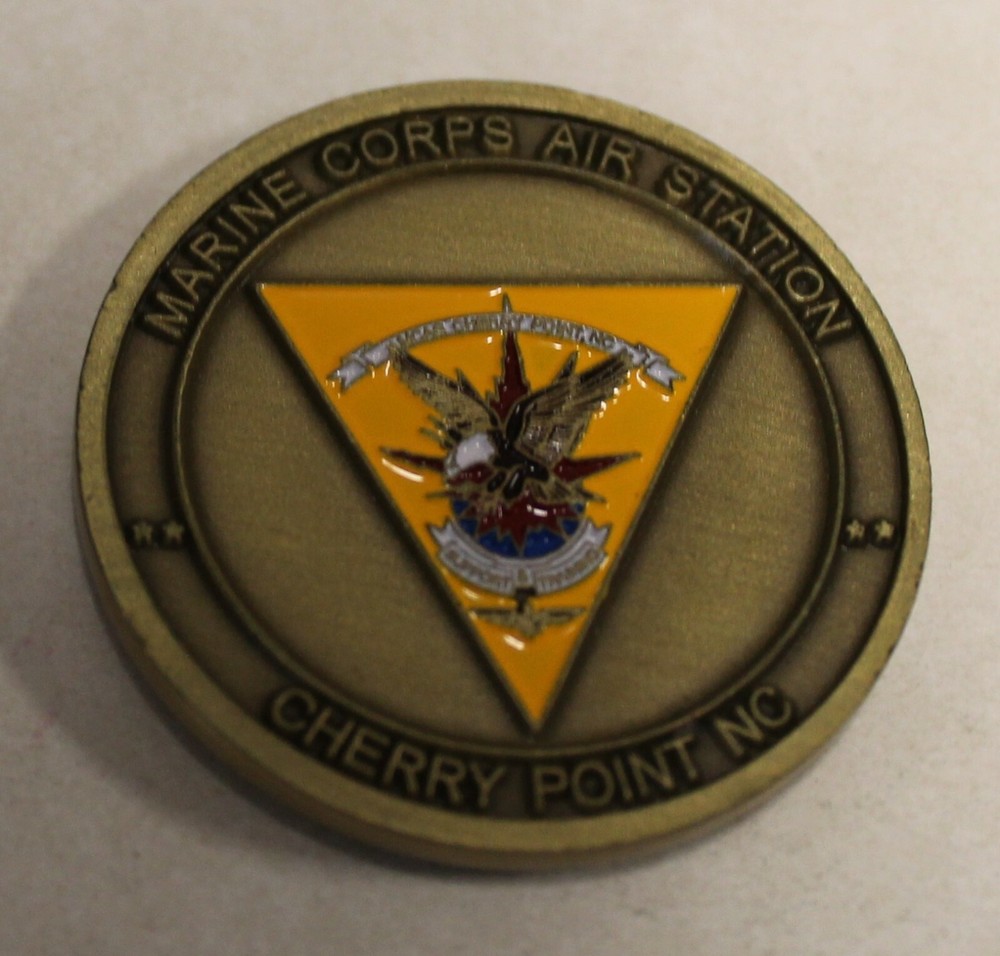 Cherry Point Marine Corps Air Station Challenge Coin