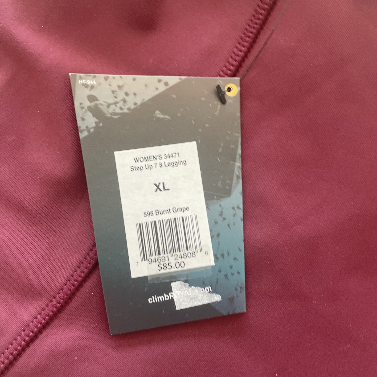 NWT ROYAL Step Up 7/8 Legging - burnt grape - XL $85