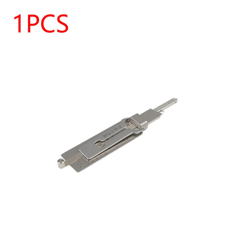 2-in-1 Stainless Steel Key Decoder SS001 PRO Lock Decoder Repair Tools-(1pc)*