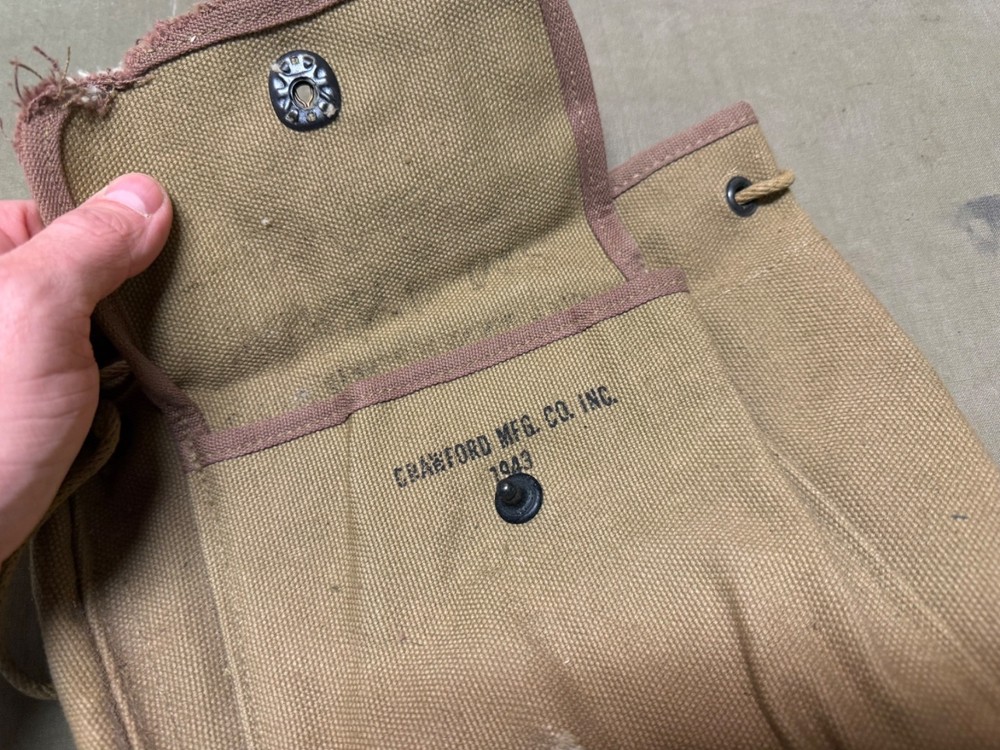 ORIGINAL WWII US ARMY M2 TRIPOD MOUNT COVER-1943