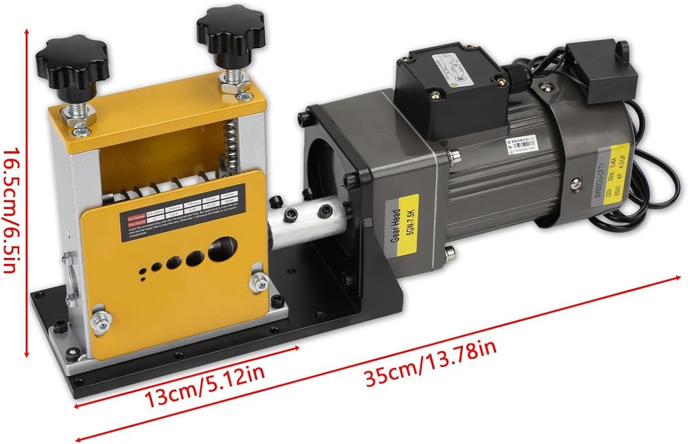 Electric Wire Stripping Machine Copper Cable Stripper 0.12''-0.67'' 6 Channels