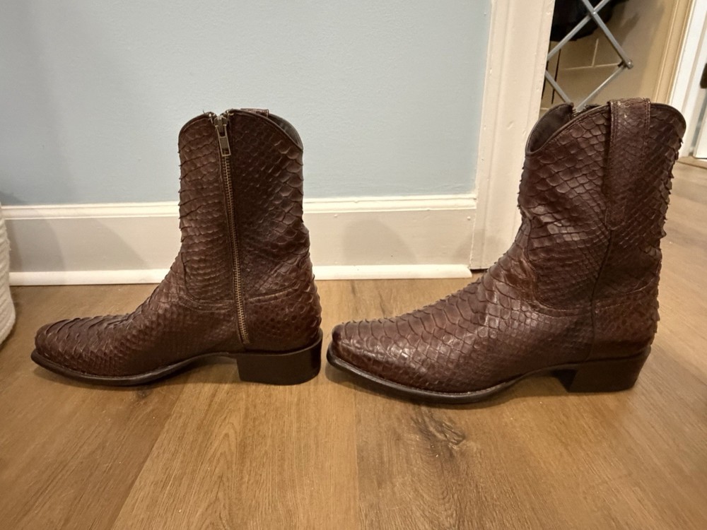 Tecovas Exotic Python Boots 12.5 D