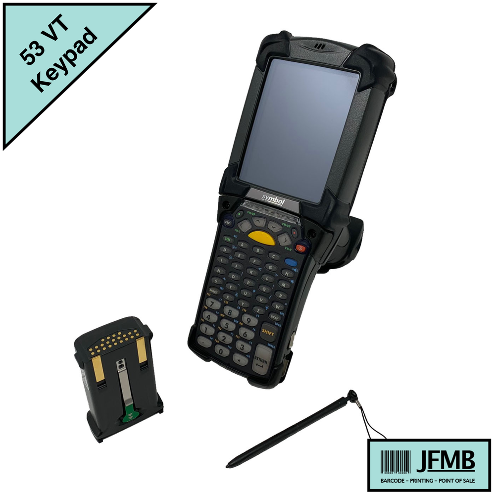 Zebra MC92N0-GL0SYGAA6WR Mobile Barcode Scanner 1D/2D 53 Key Android Symbol