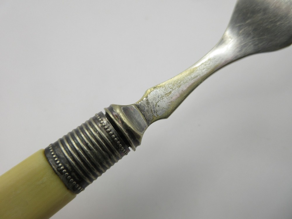 VTG EPNS Silver Finish Fork w/ Bakelite Buttercup Handle Unmarked Replacement