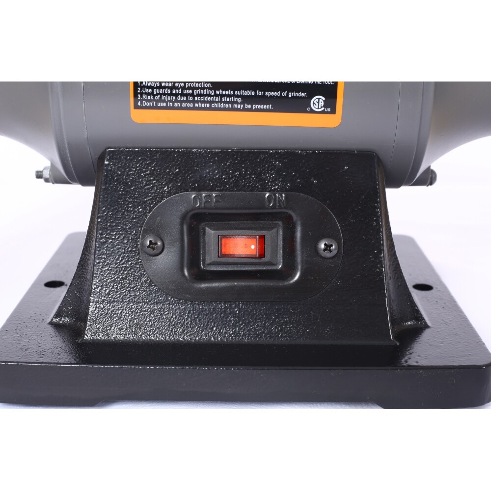 8'' Electric Polisher Benchtop Buffer Grinder Benchtop Buffing Polishing Machine