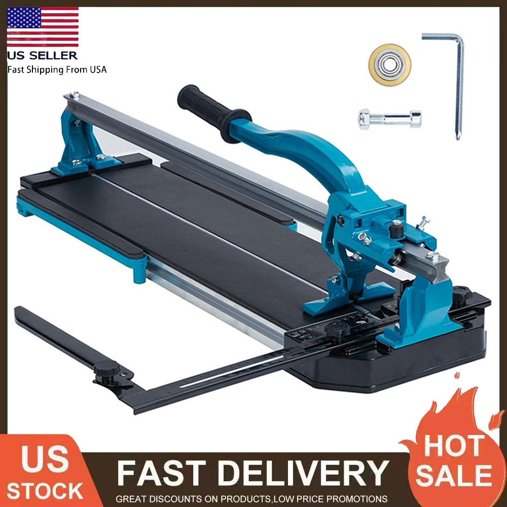 24" Manual Tile Cutter Cutting Machine Infrared Positioning Precise Tile Cutter