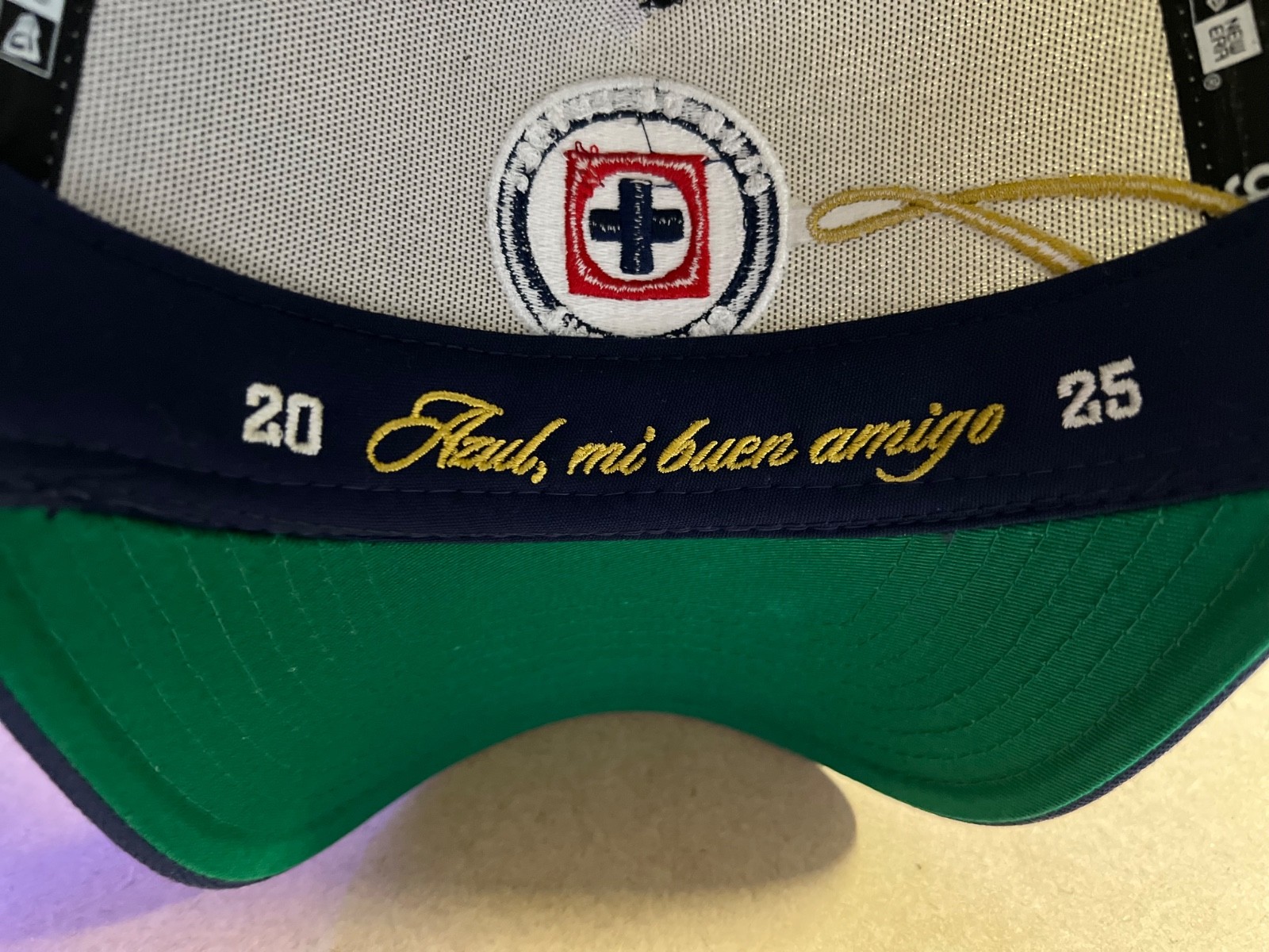 CRUZ AZUL NEW ERA CAP 9FORTY SNAPBACK ADJUSTABLE LIGA MX CONCACAF CHAMPION 2025