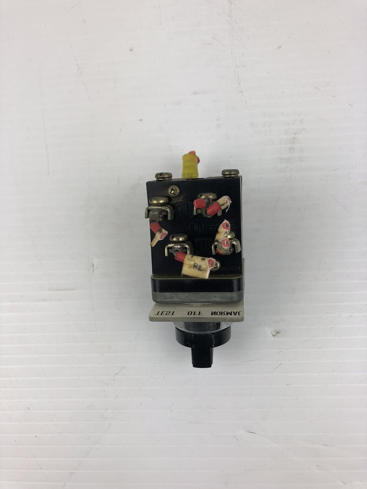 Fuji 70C-IB Selector Switch Black 70C-IA Test Off Normal Selector 600V