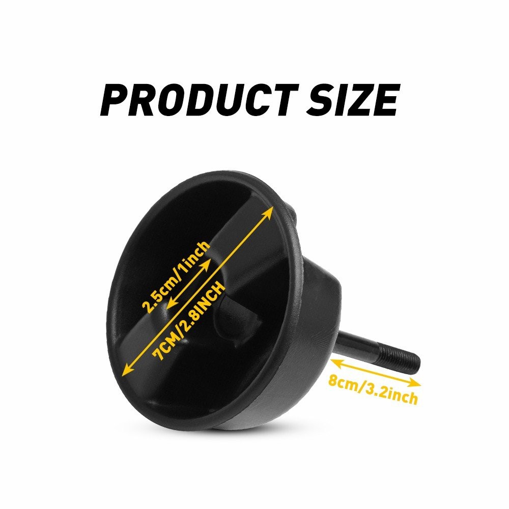 Hard Top Mounting Screw Knobs For Jeep JK Wrangler 07-17 Mount Tab Replacement A
