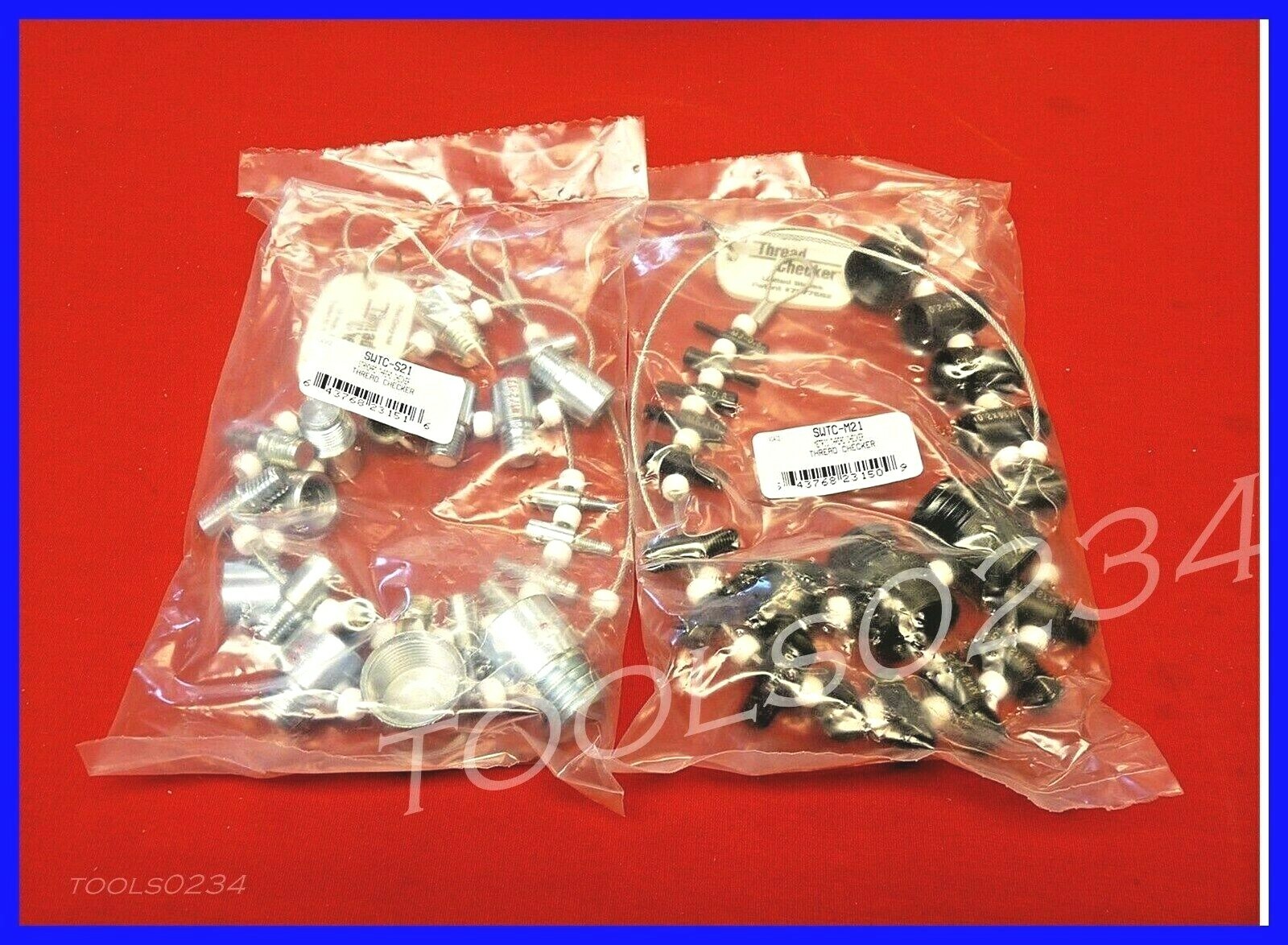 Thread Checker SAE Metric Combo 44pc Coarse Fine S&W USA SWTC-S21 AND SWTC-M21