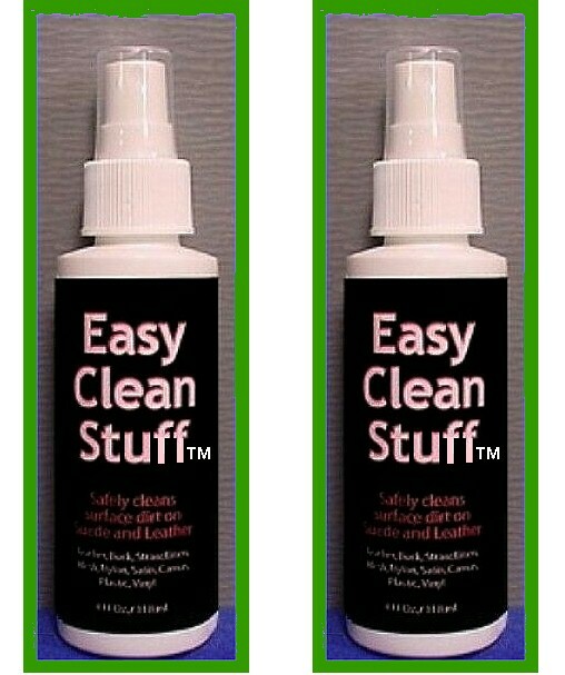 ( 2 ) Two Easy Clean suede leather and fabric cleaner,