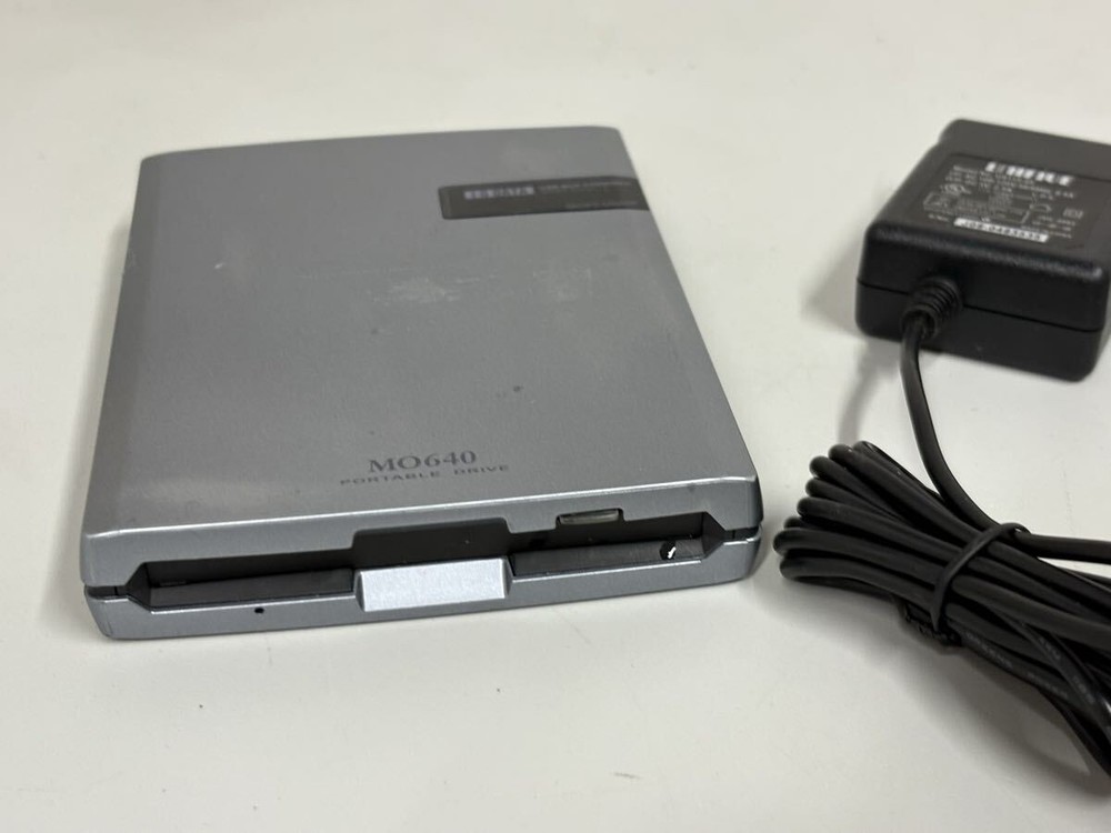 I-O DATA MO Drive MOP2-U640P 640MB USB External Storage Device Tested