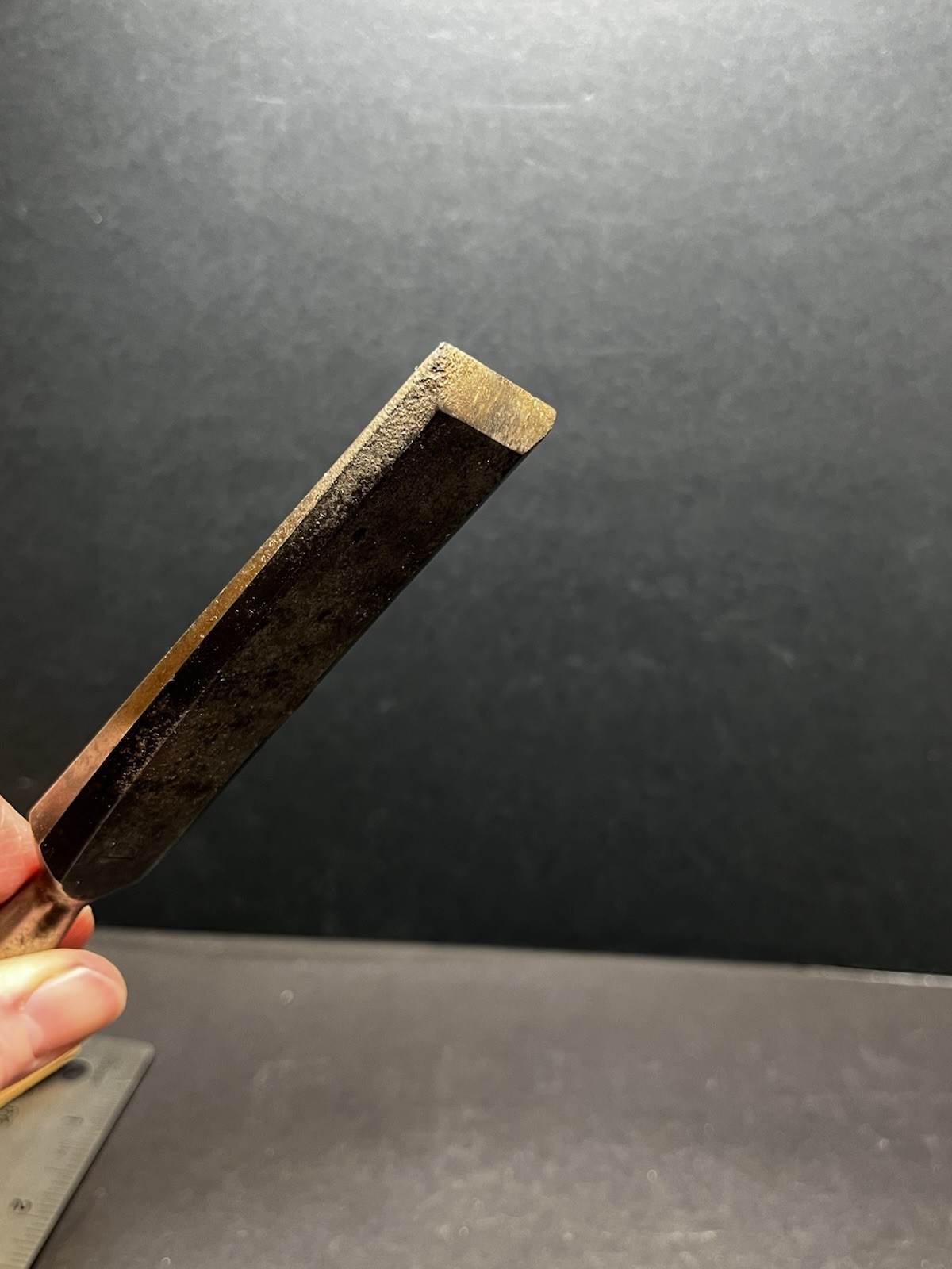 Vintage T.H. Witherby Winstead Edge Works 1" Beveled Edge Socket Chisel - USA