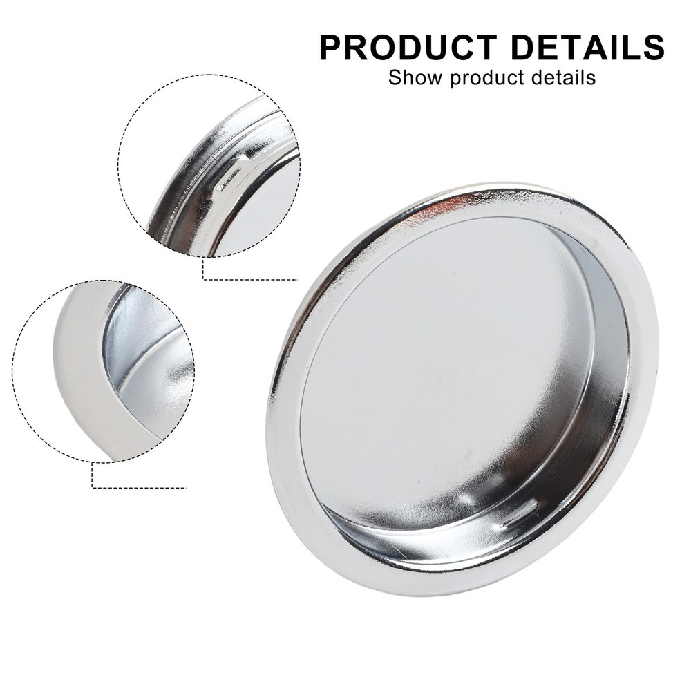 Door Handle Round Sliding Door Handle Flush Pull Recessed Insert Circular