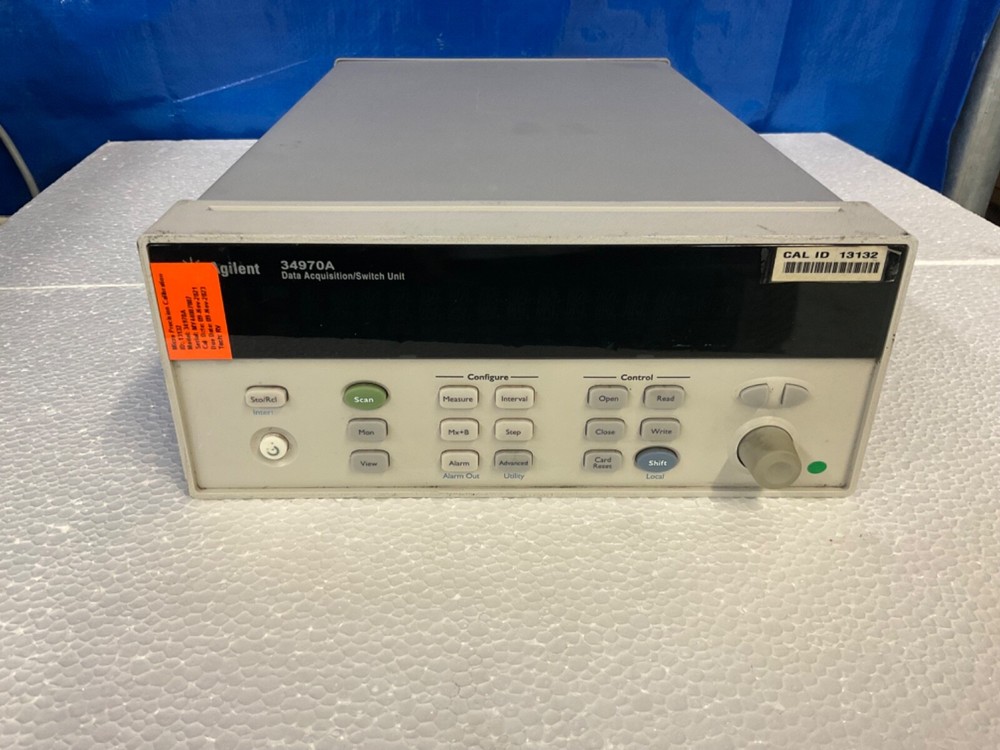 Agilent 34970A Data Acquisition Switch Unit No Cards used Item