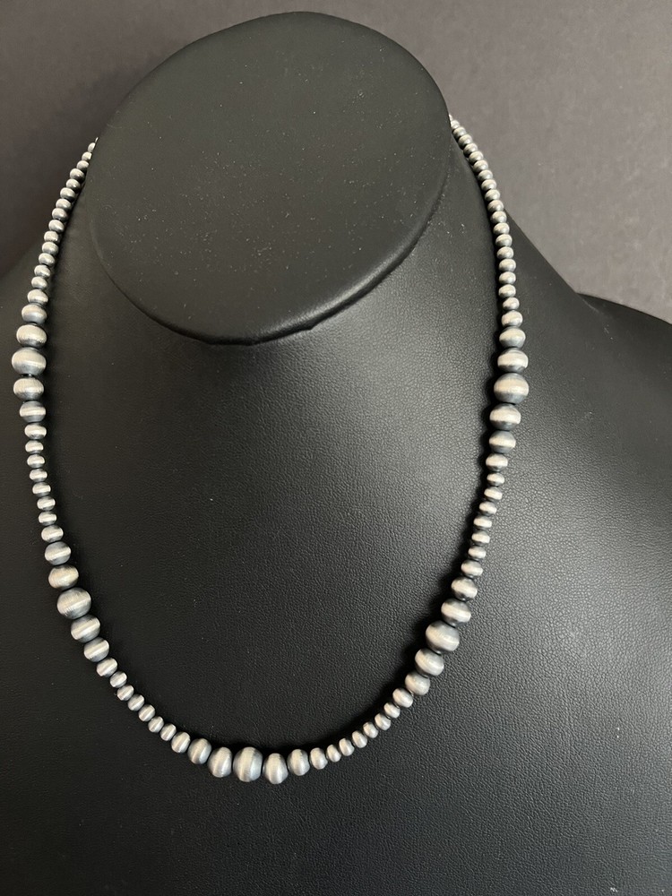 Sterling silver multi graduated 20 Inch