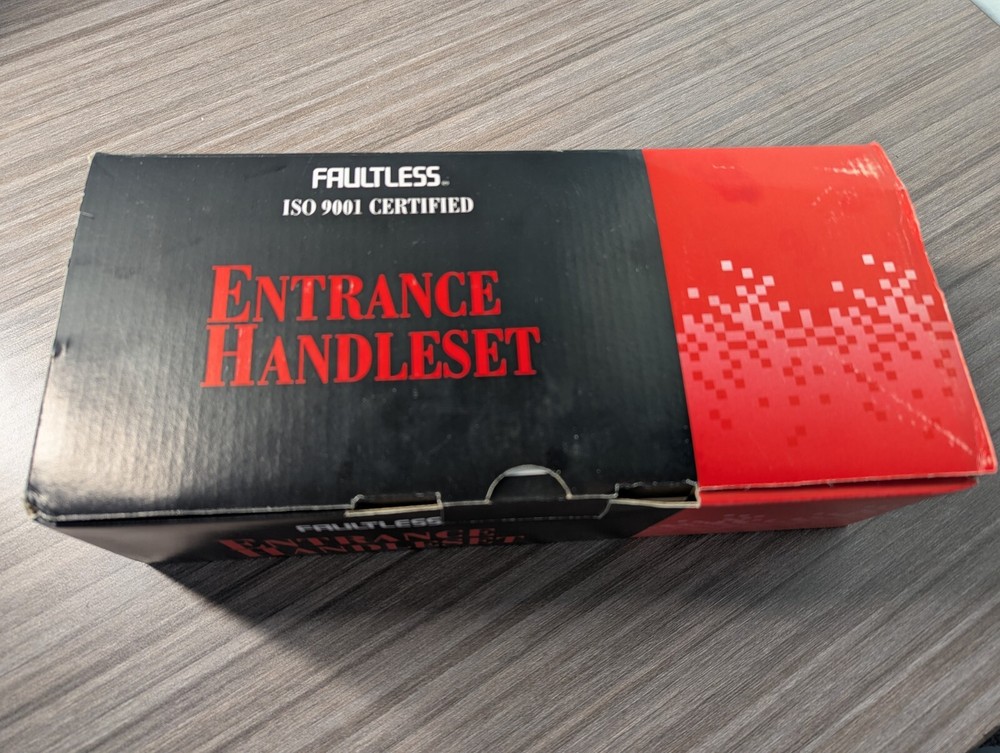 Faultless Solid Brass Entrance Handleset model s7c32