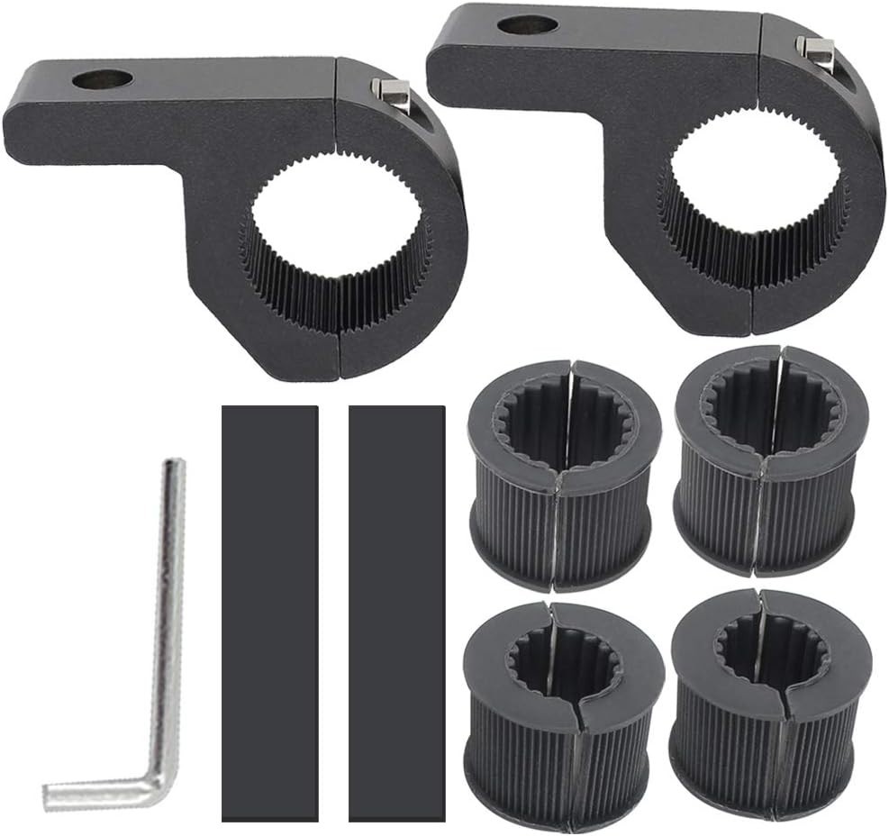 2PCS Adjustable Light Mount Brackets for Motorcycles, ATVs & Trucks 0.75-1.25"