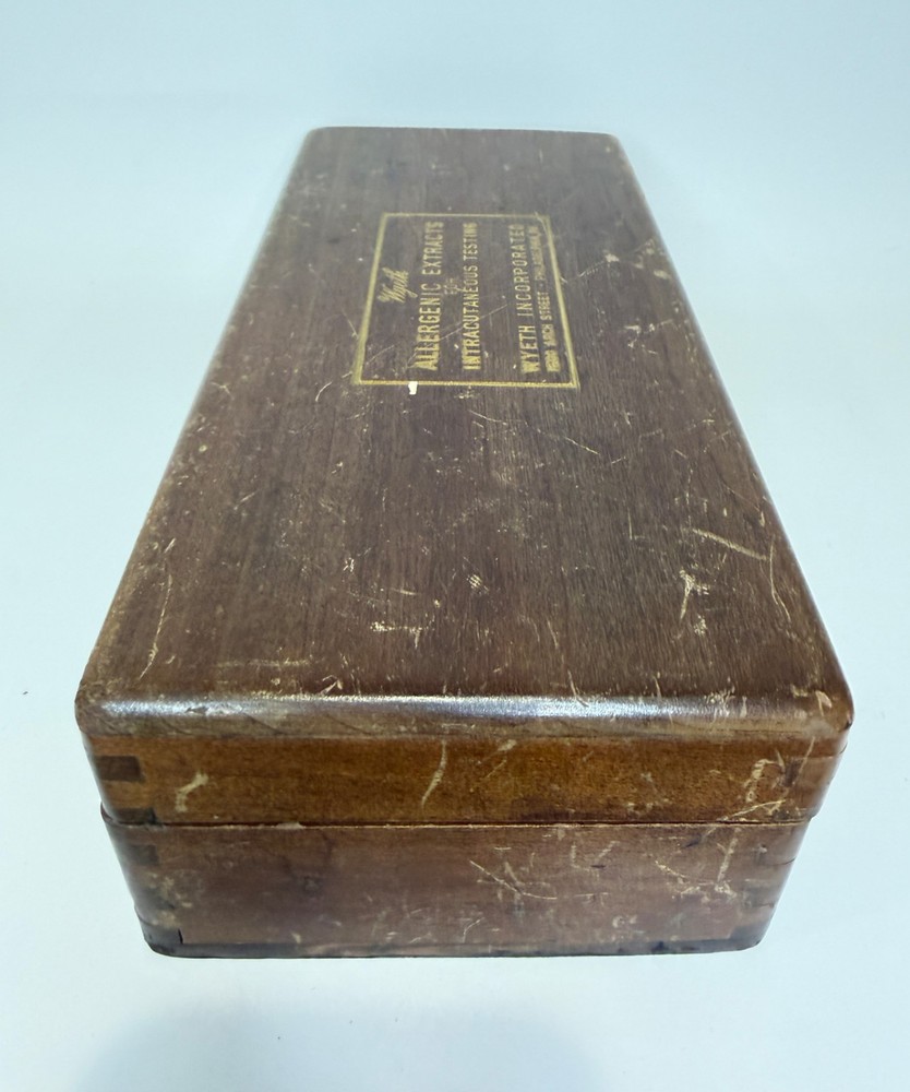 Vintage Wyeth allergenic extracts test kit, Bartos System design