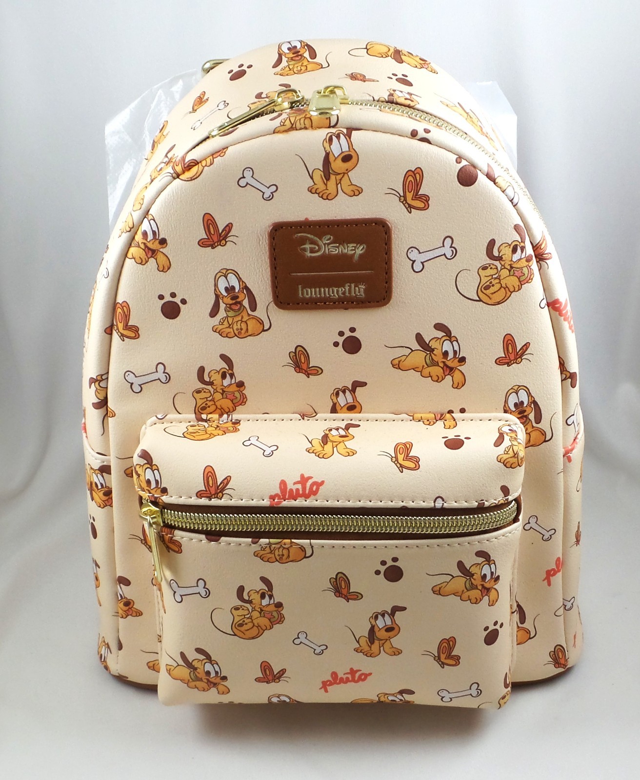 Brand New with Tags (NWT) ~ Disney Loungefly Pluto Baby Mini Backpack