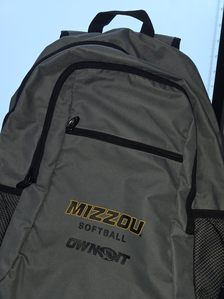 Mizzou Softball Backpack Grey Own It