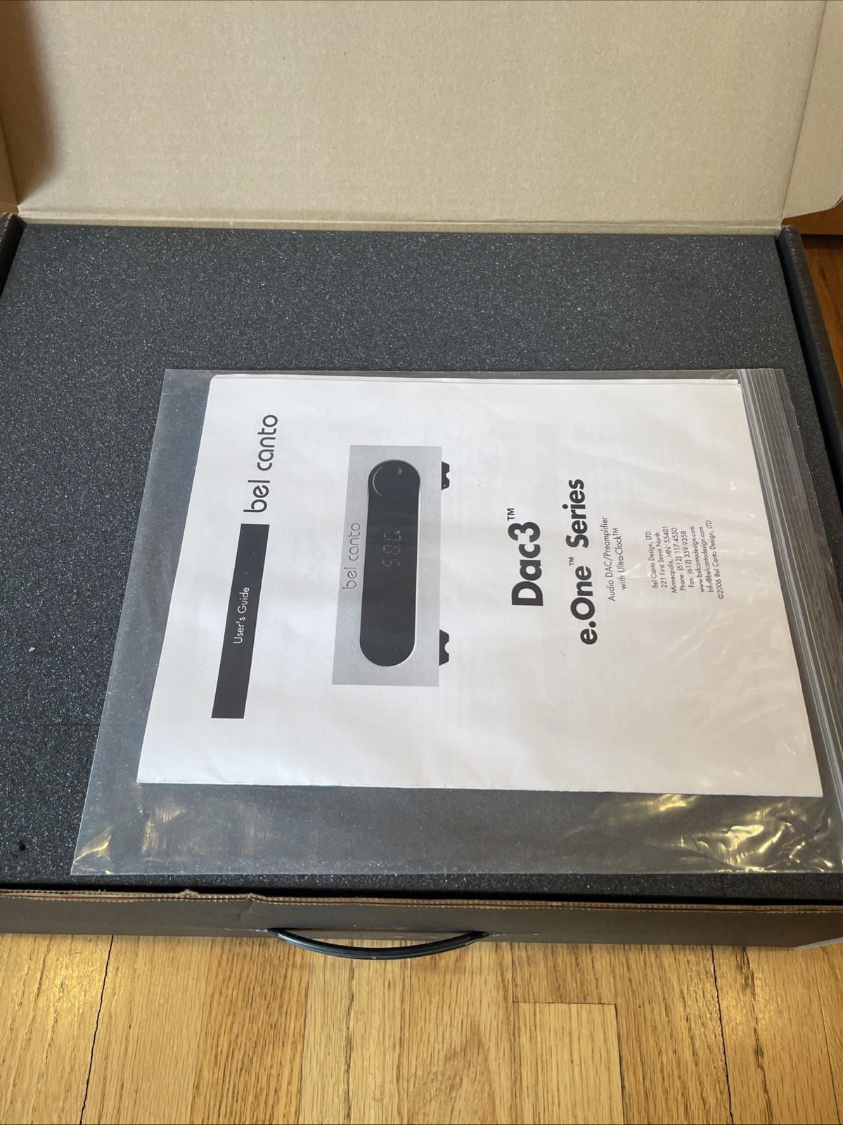 Bel Canto DAC3 Digital to Analog Converter DAC Preamp - Black - MINT w/ Remote