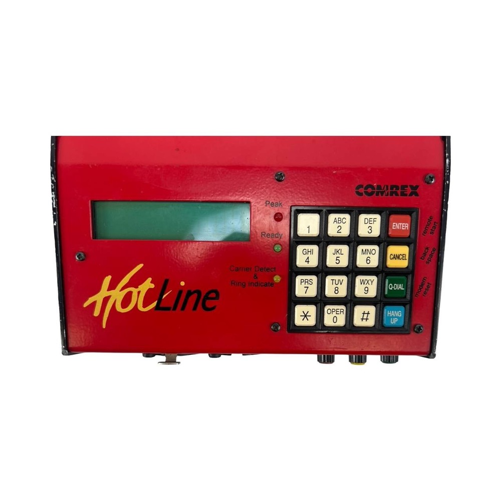 Comrex HotLine POTS Audio Codec Digital Phone Line Broadcast Interface - Red