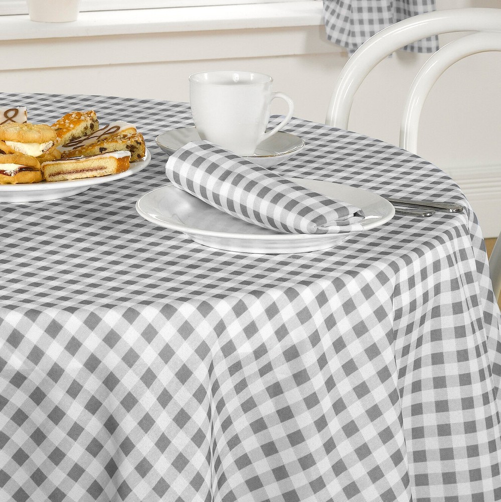 Check Napkins Gingham Design Soft Polyester Tableware - Molly
