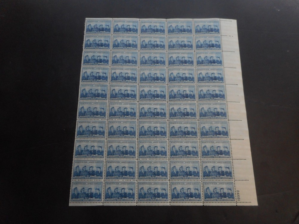 Scott 1013, 3 cent, Service Women,, Sheet