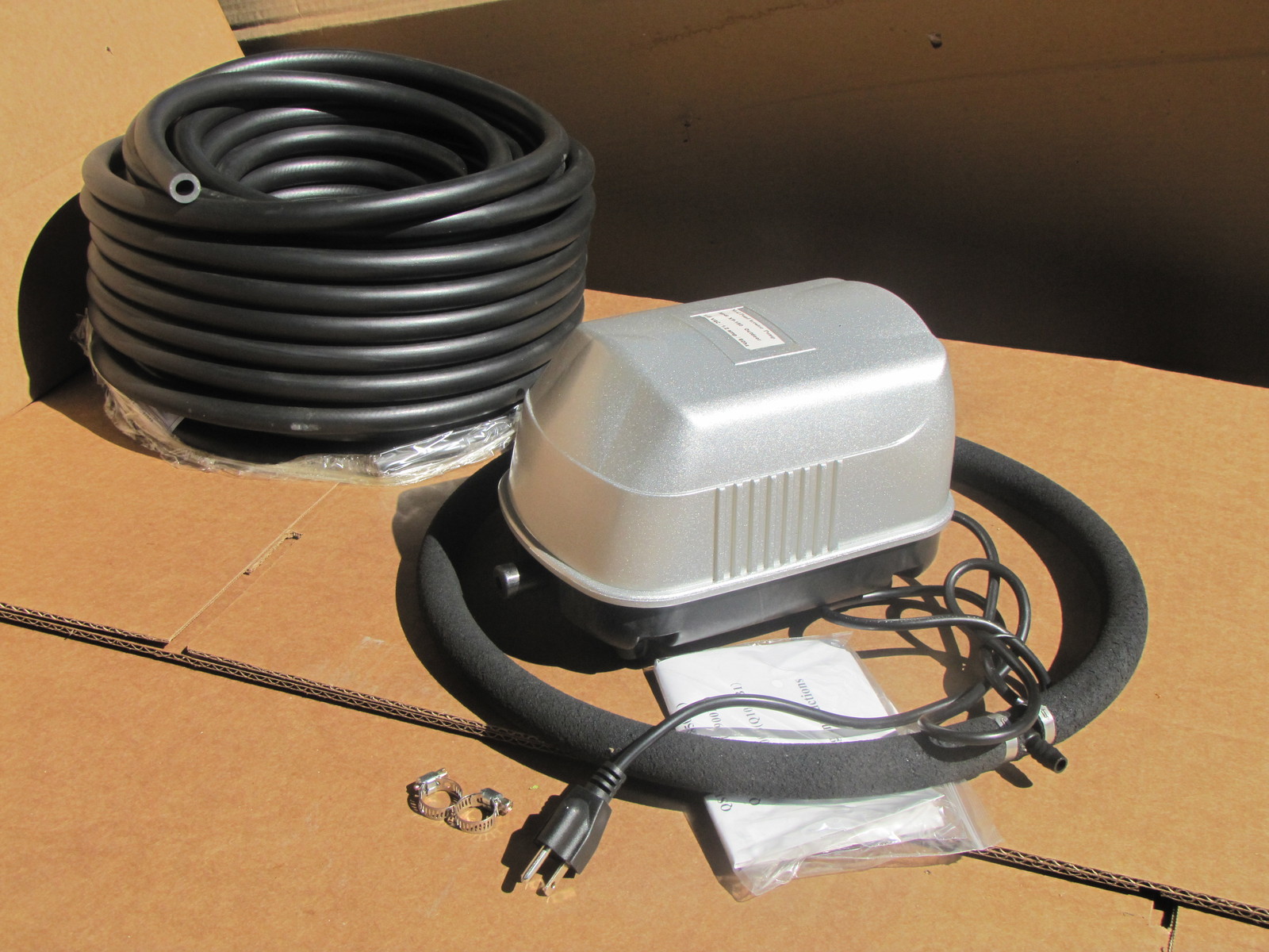 Medium Pond air diffusion AERATION / AERATOR SYSTEM 50ft WEIGHTED Hose,Diffuser!