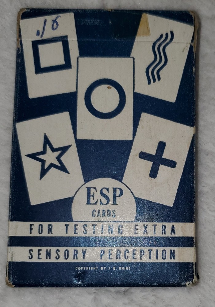 1937 ESP Cards Extra Sensory Perception Testing Duke Univ. Parapsychology