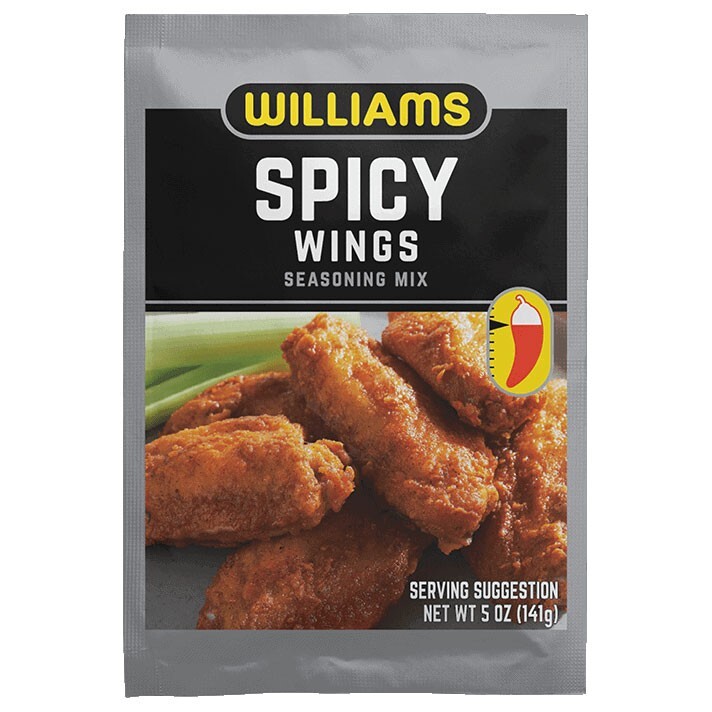 Williams Spicy Wings Seasoned Coating Mix
