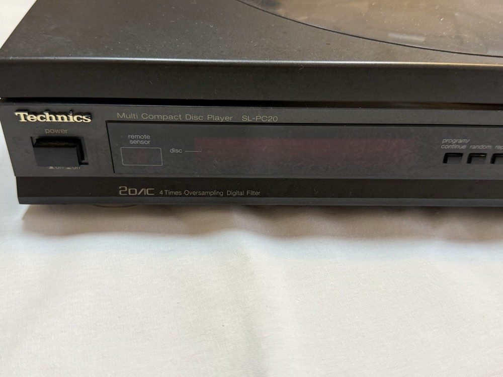 Vintage Technics SL-PC20 5 Disc CD Player - Tested Working - Read Description