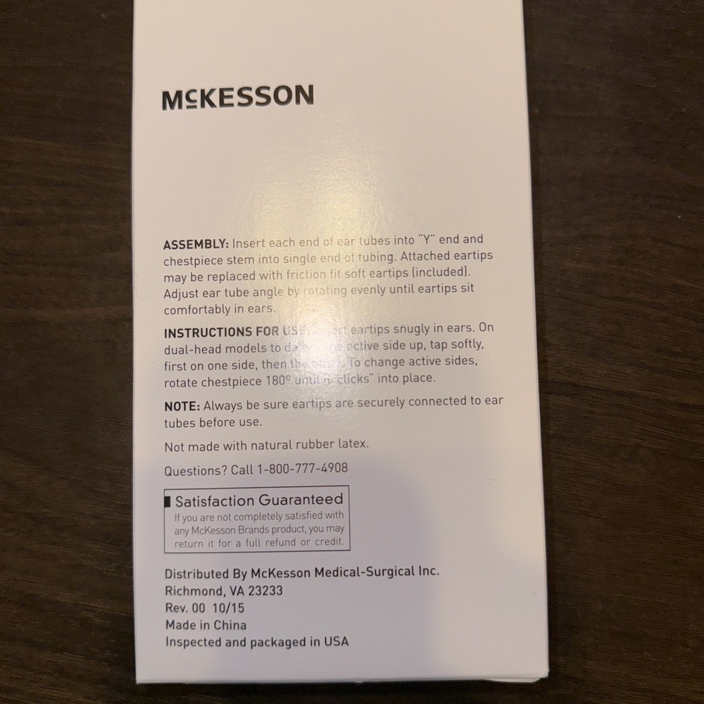 Mckesson Stethoscope Dual-Head Scope