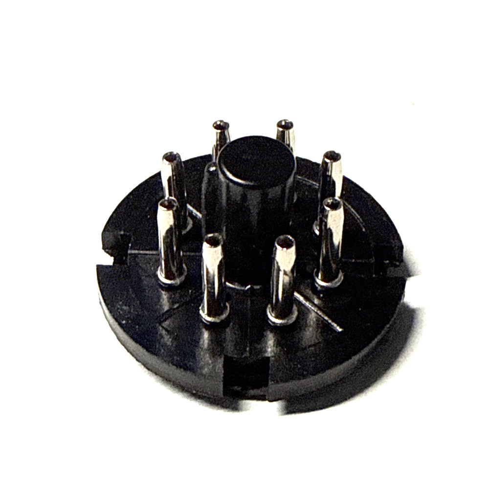 1 pcs bakelite  8 pin - octal tube base power plug
