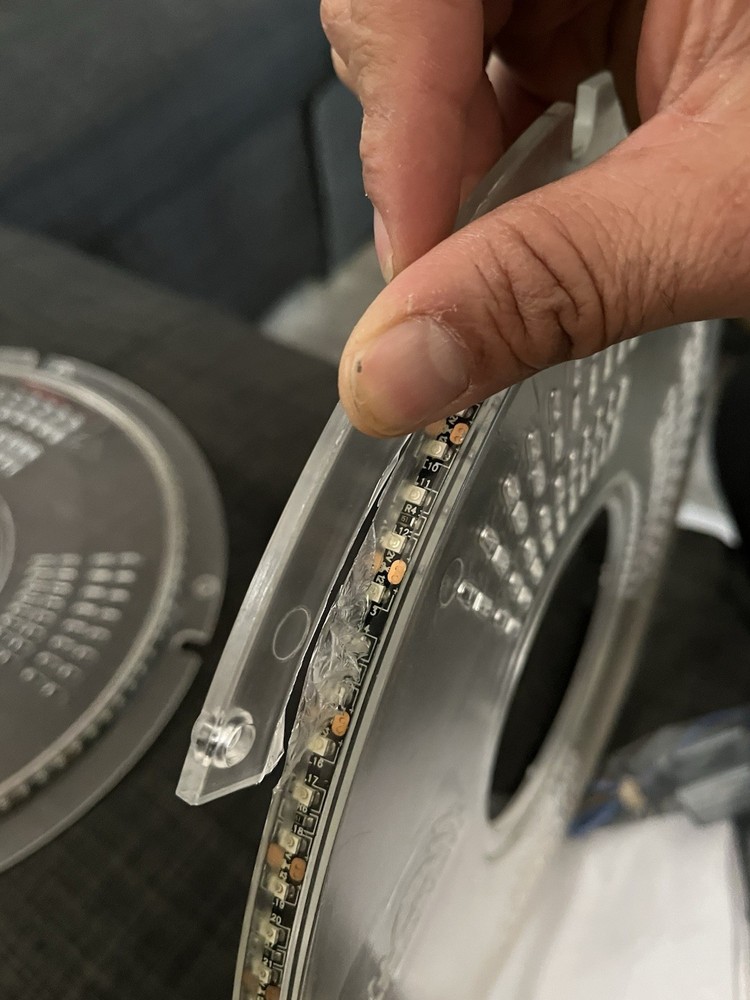 Technic Turntable Platter LED illuminating kit. Green Kit.