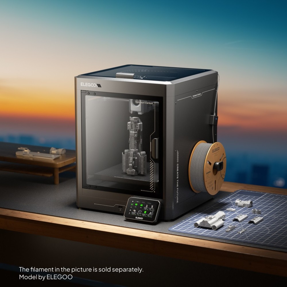 ELEGOO Centauri Carbon 2 Combo 3D FDM Printer CoreXY Full-Auto Calibration