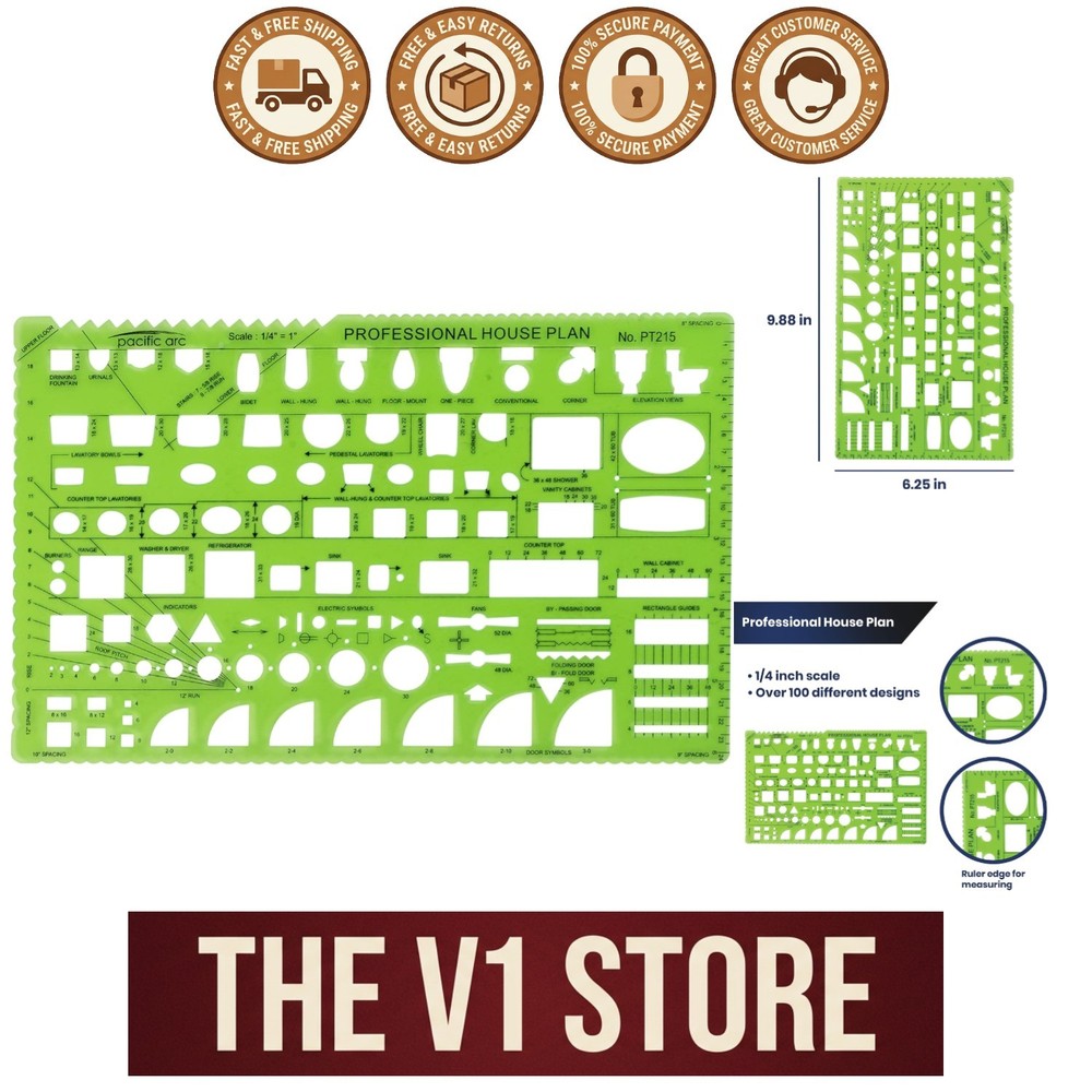 Comprehensive Plastic House Plan Template for Architects - Mobile & Versatile