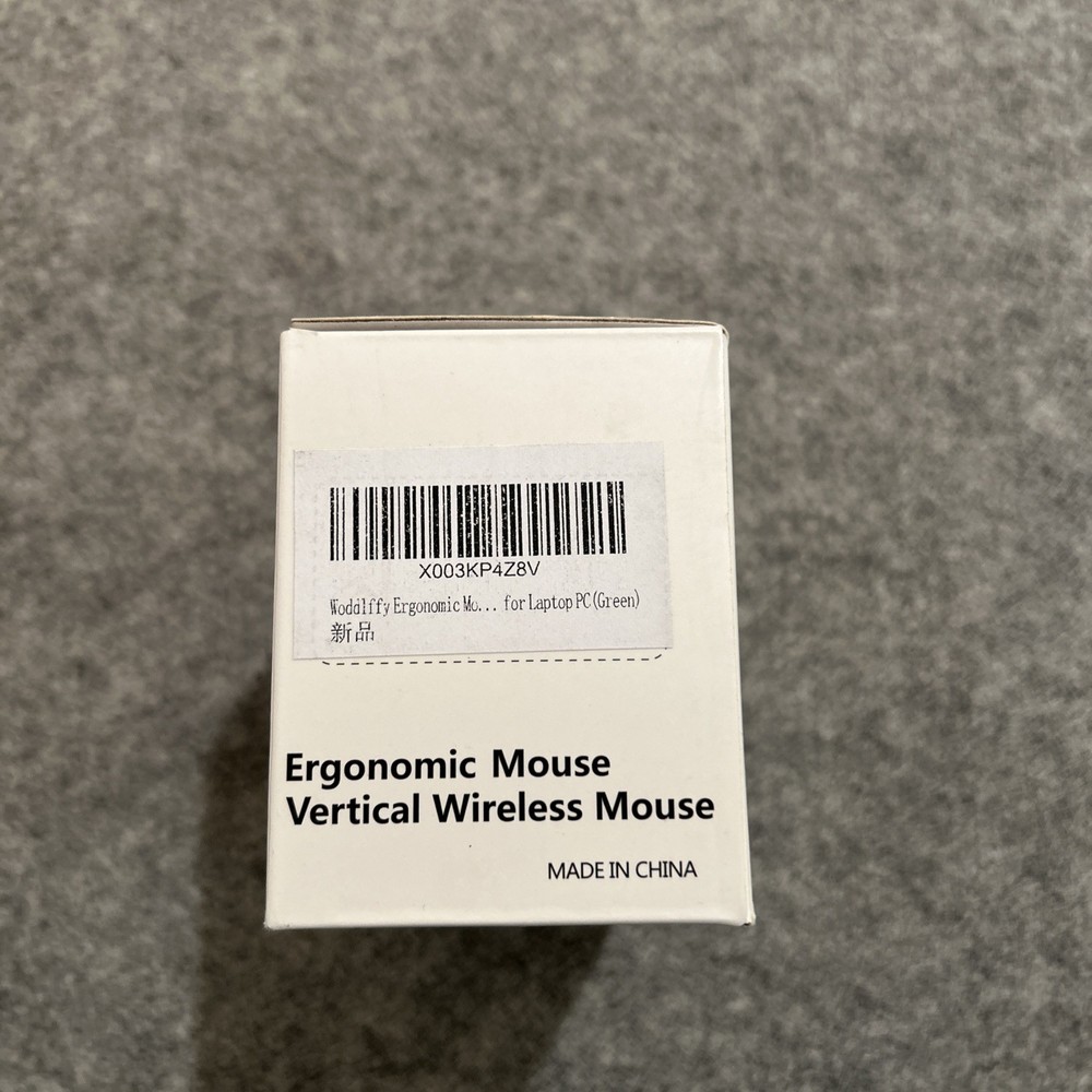 Woddlffy Upgraded Ergonomic Vertical Wireless Mouse Blue