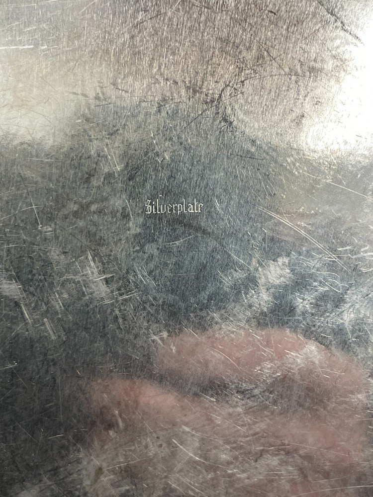 EB Rogers, 2307, Silver over Copper Tea Service