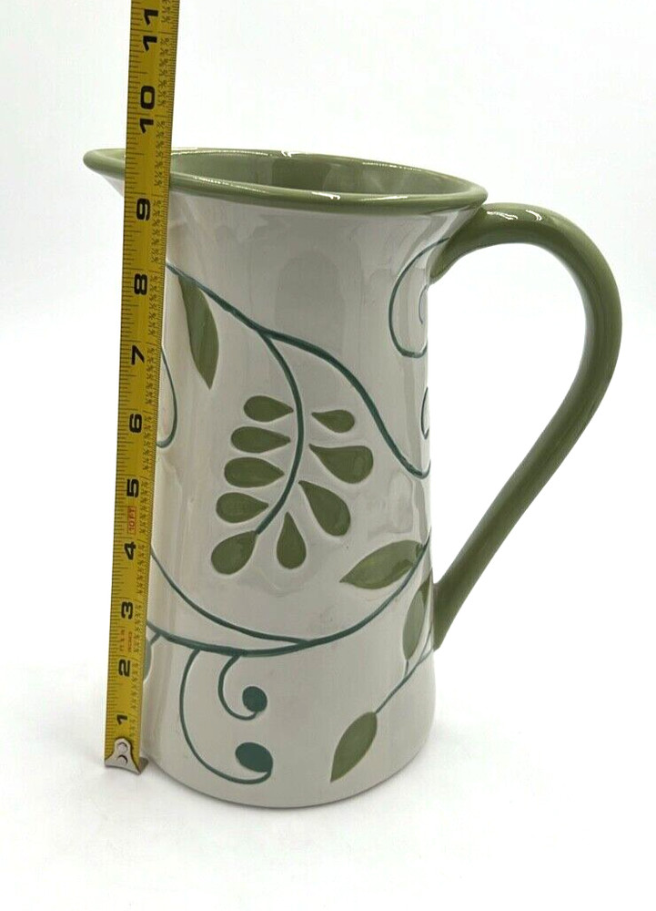 DEMDACO “Fleurish” Ceramic 64 Ounce Pitcher 2007