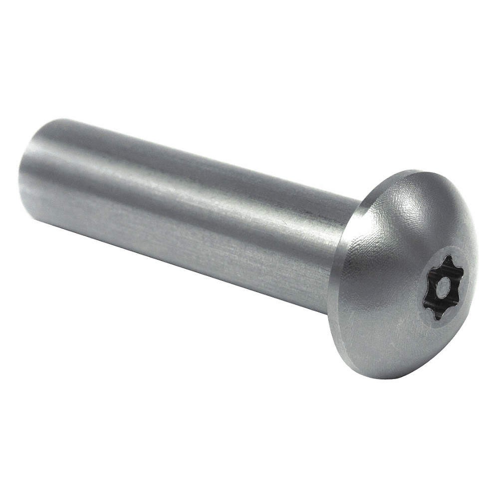 GRAINGER APPROVED  Binding Post,2"L,18-8SS,3/8"-16 45FP28