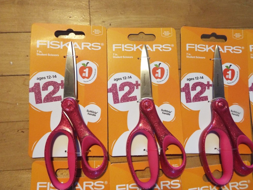 FISKARS SCISSORS FOR STUDENTS SET OF 8