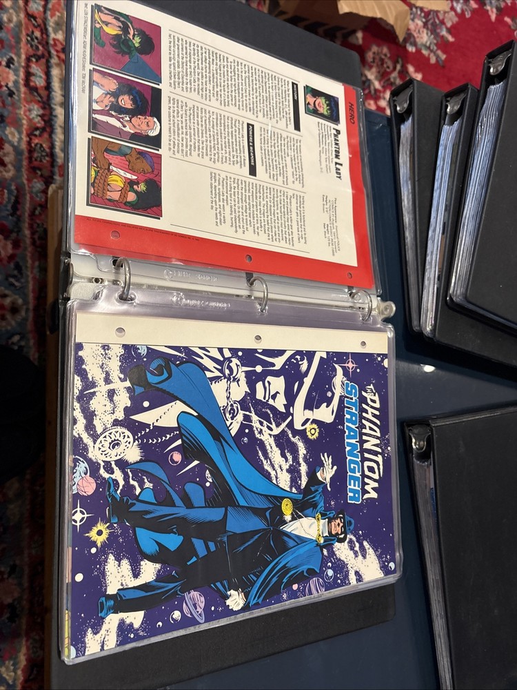 Comic Book Bio Binder