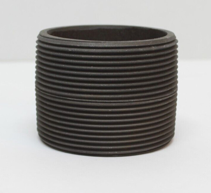 3" x Close Sch80 Blk Smls Nipple: Surplus