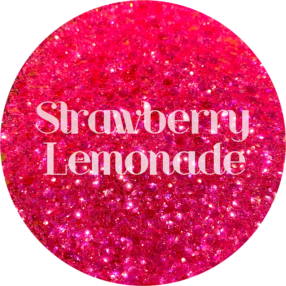 Premium Polyester Glitter - Pink Iridescent Chunky Mix