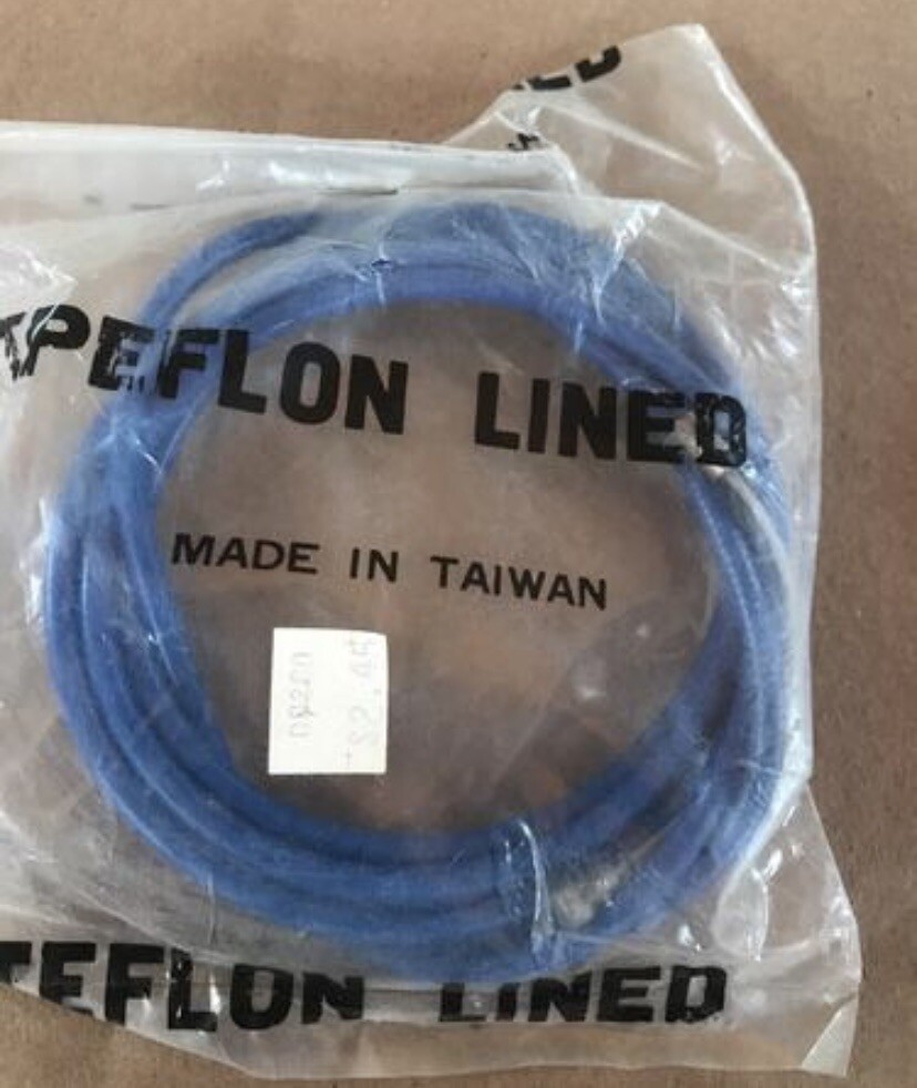 Nos Teflon lined deep blue rear brake cable Bmx