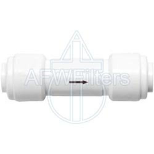 Inline Check Valve w/ 3/8" Quick Connect (Push Connect) Fittings for Reverse ...