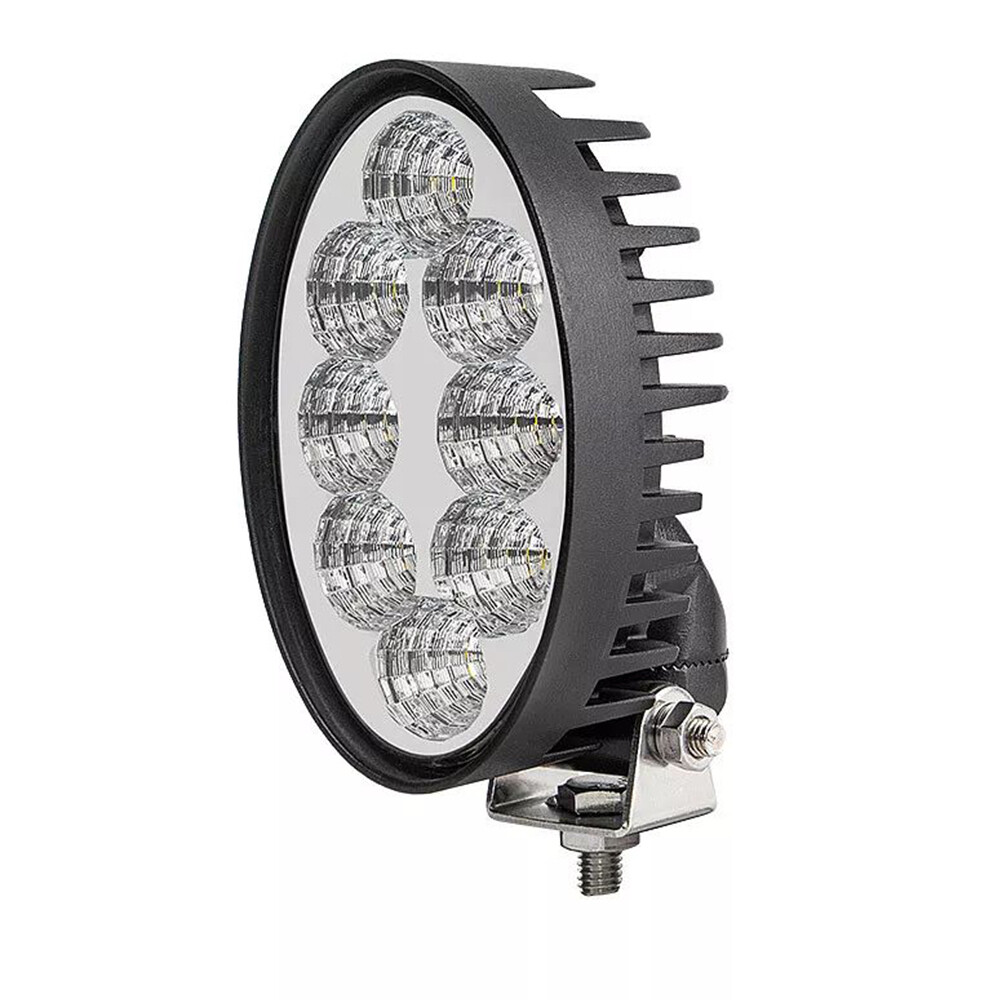 2pcs 40W Oval Cap LED Work Light Flood For Case IH John Deere Tractor Universal