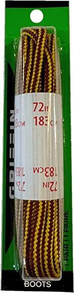 Griffin Nylon Boot Laces, 72 Inch, Gold/Tan